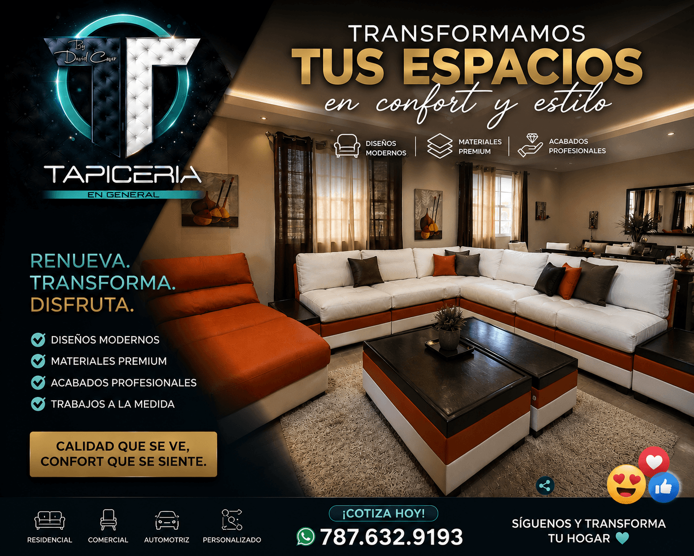 Trabajo de TapiceriaDavid